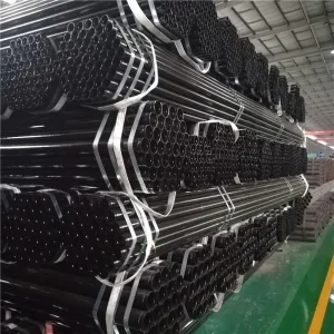 Black welded steel pipe ERW steel pipe